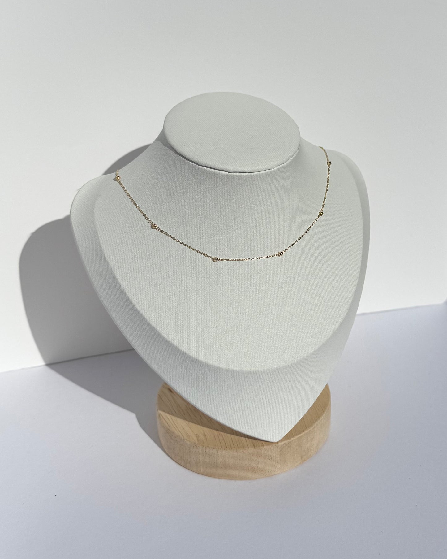 K18 STATION NECKLACE
