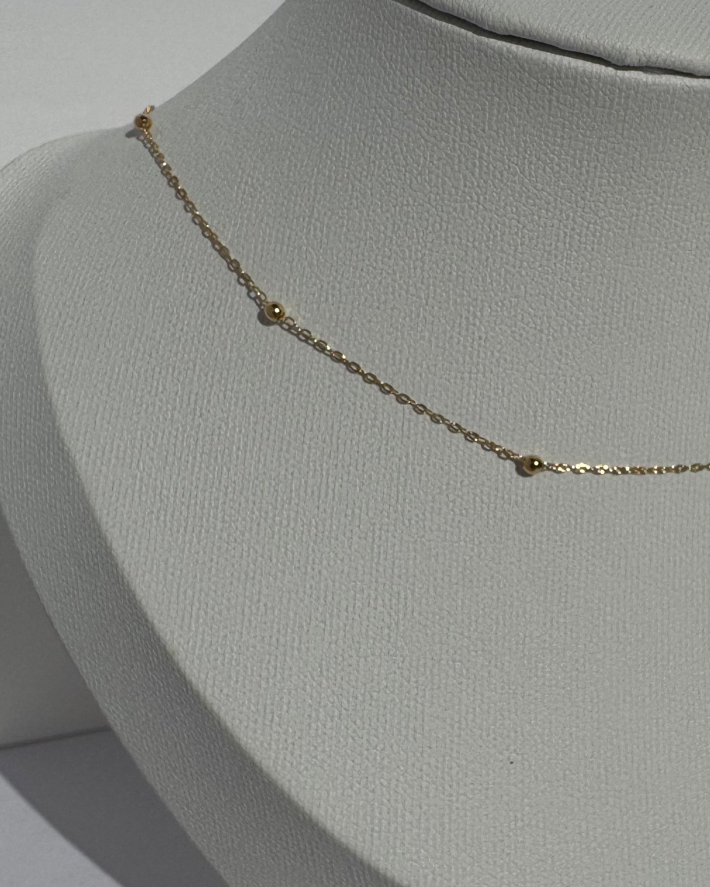 K18 STATION NECKLACE
