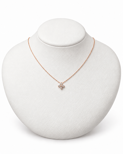 FLEUR DIAMOND NECKLACE