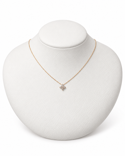 FLEUR DIAMOND NECKLACE