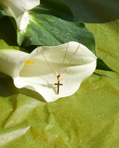 CROSS NECKLACE 18K