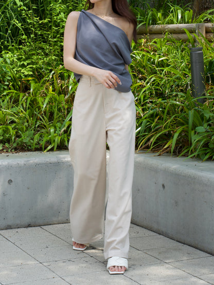 WIDE PANTS IN IVORY