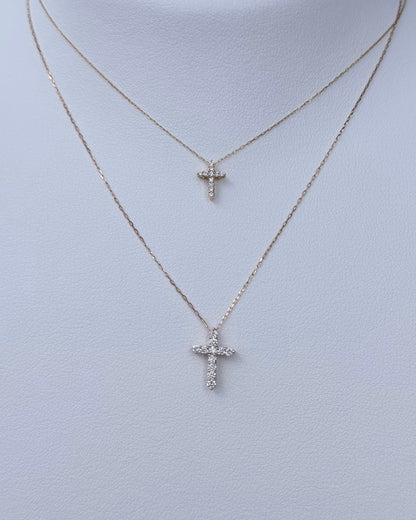 DIAMOND CROSS NECKLACE COLLECTION