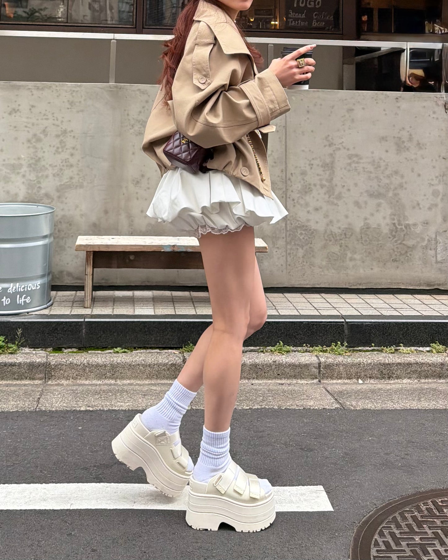 LOW WAIST BALLOON SKORT