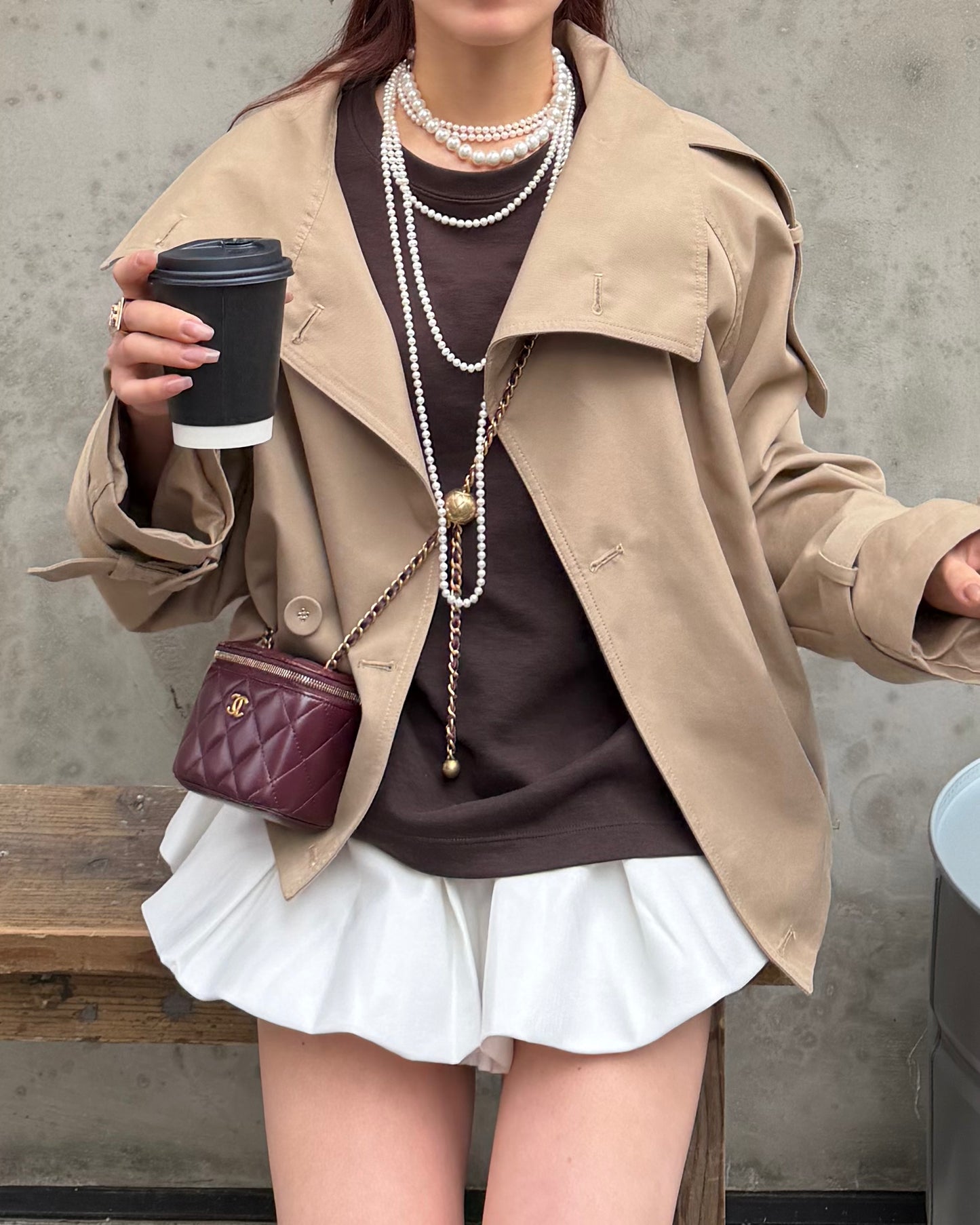 LOW WAIST BALLOON SKORT