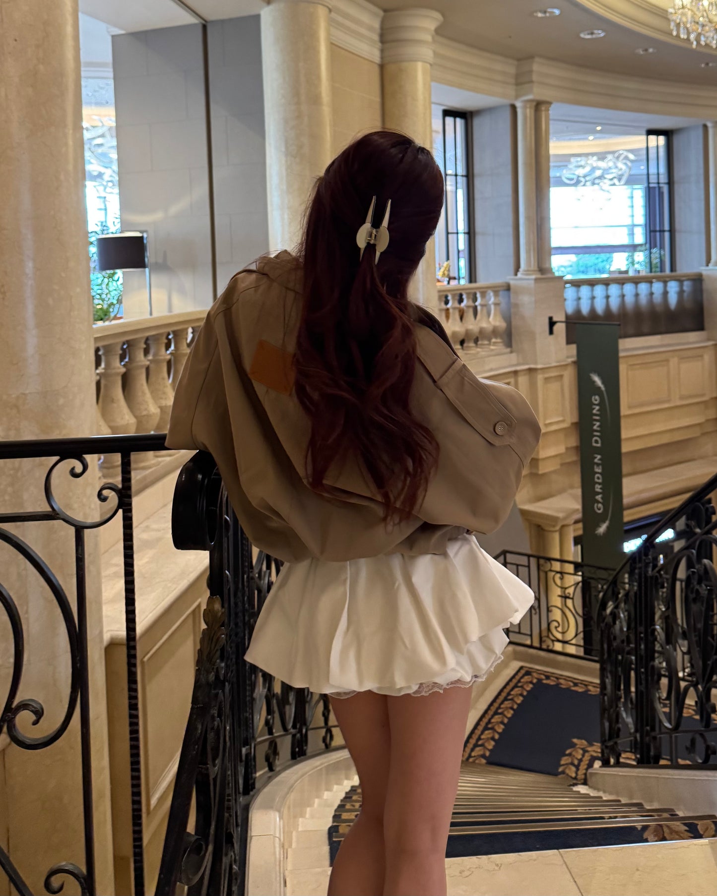LOW WAIST BALLOON SKORT