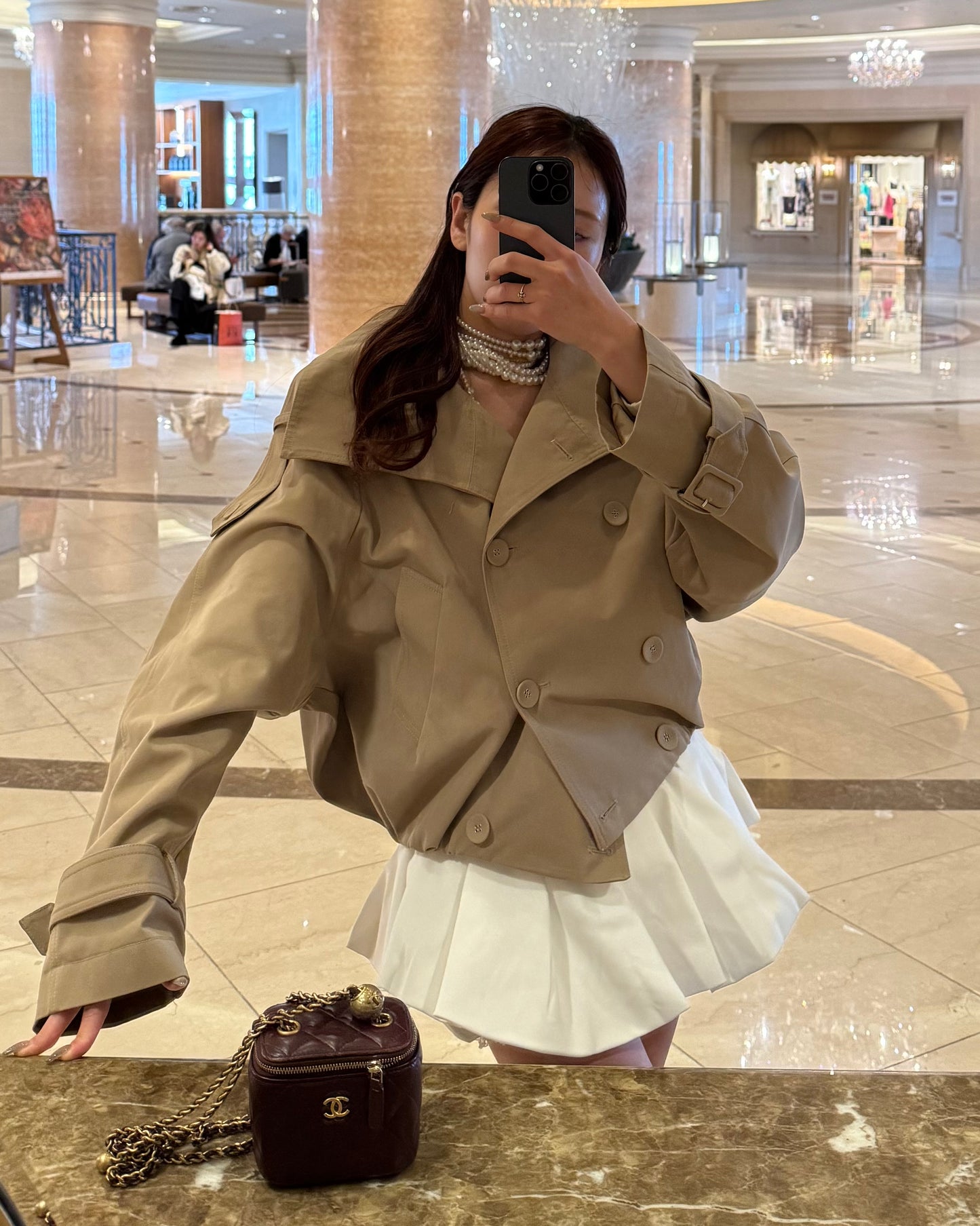 LOW WAIST BALLOON SKORT