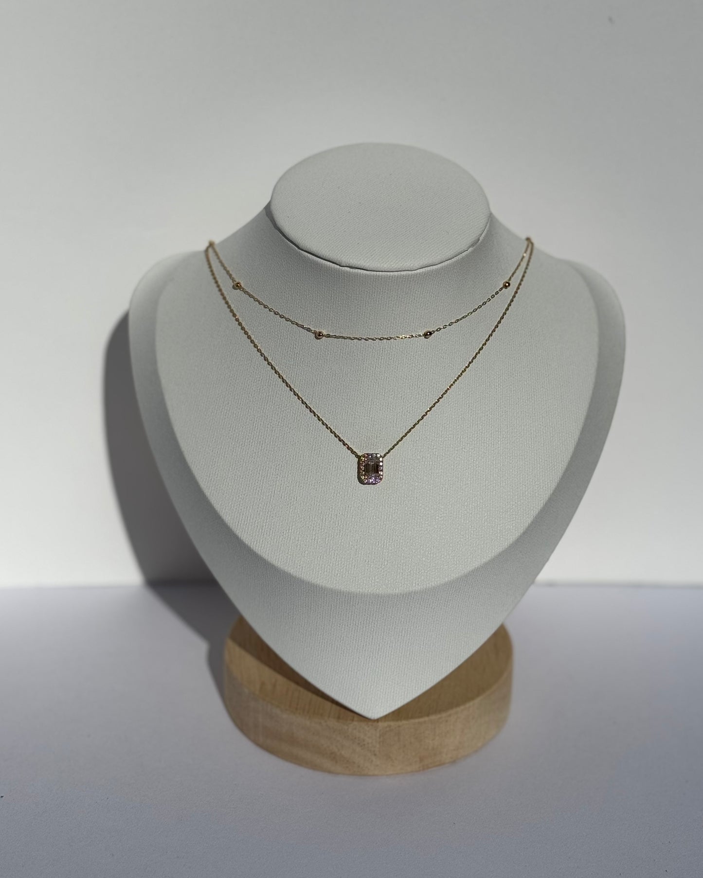 K18 STATION NECKLACE