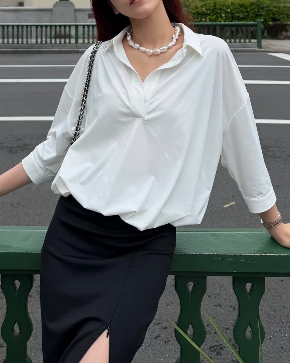 OVERSIZED SHIRT - UV99% CUT
