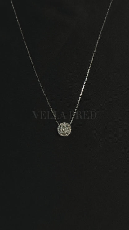 【SPECIAL】DIAMOND HALO NECKLACE 1.18ct