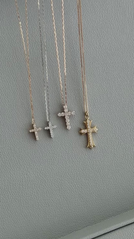 DIAMOND CROSS NECKLACE COLLECTION